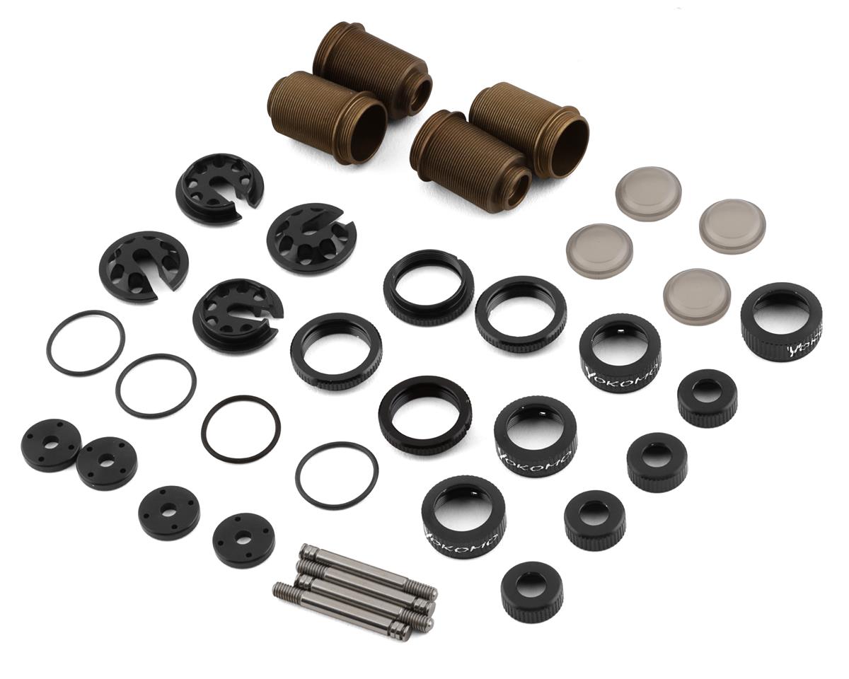 Yokomo YD-2 Super Low Friction Aluminum Big Bore Shock Set (Black)