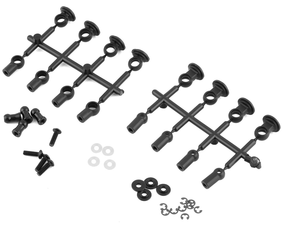 Yokomo YD-2 Super Low Friction Aluminum Big Bore Shock Set (Black)