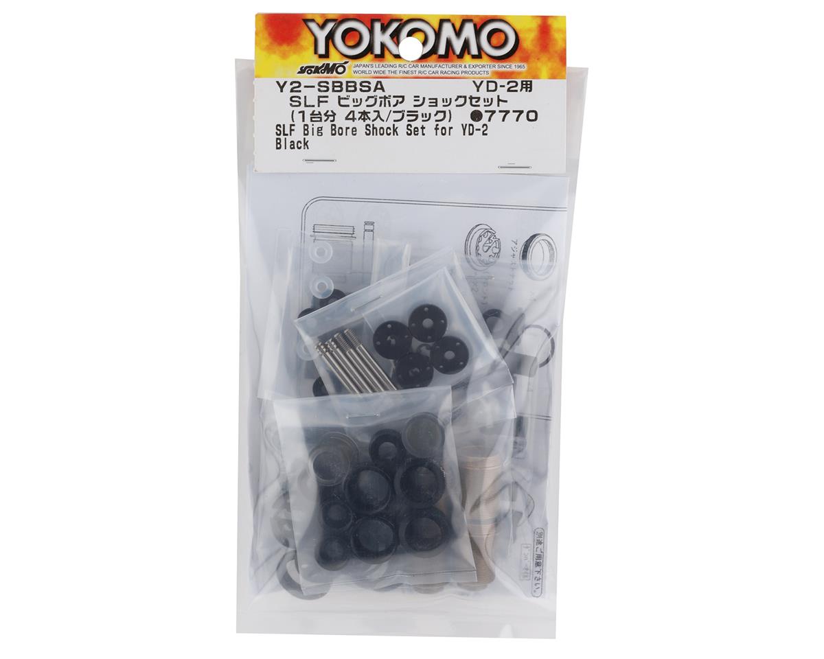 Yokomo YD-2 Super Low Friction Aluminum Big Bore Shock Set (Black)